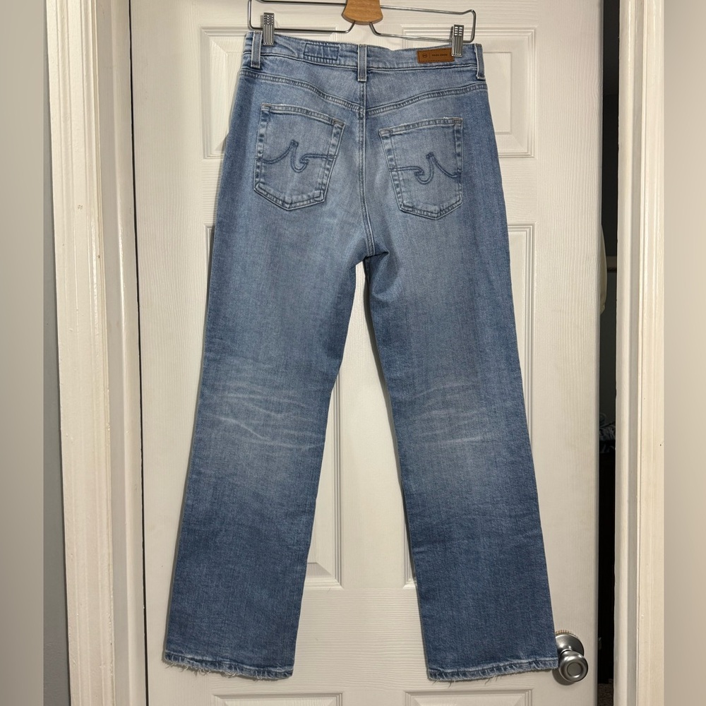 AG Adriano Goldschmied Brinley Mid Rise Straight Leg Jeans Size 28 - Picture 8 of 13